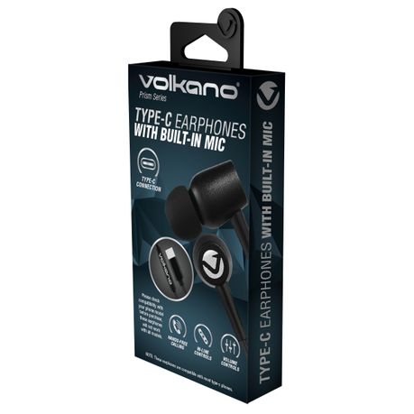 Buds X Series - White In-Ear Earbuds with Type-C Fast Charger - Volkano
