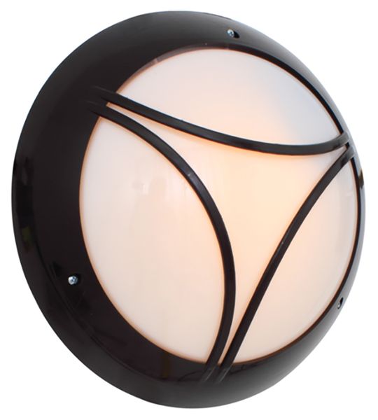 Euro Tri B/Head 300mm Black 1x60w