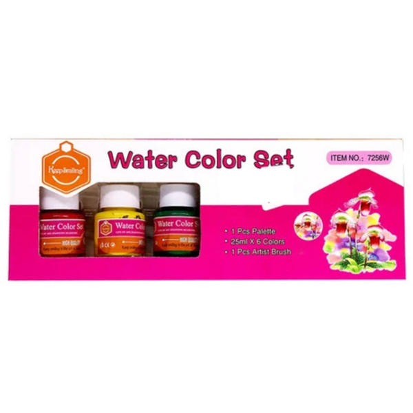 8pcs Water Colour Painting Set &amp; Kit -6 Water Colour Set with Brush&amp;Palette