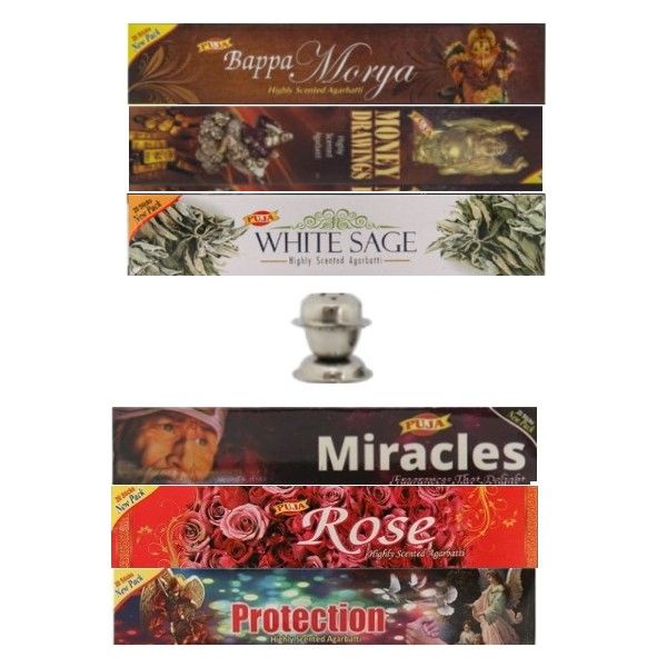 Puja Incense Sticks Highly Scented Agarbatti - Combo -120 Sticks