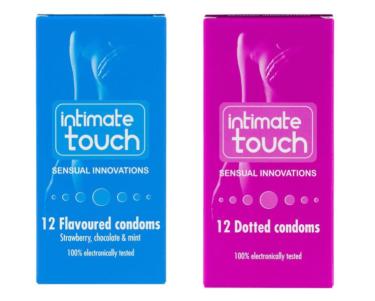 Intimate Touch - 2 Pack - 12 Flavoured + 12 Dotted Condoms