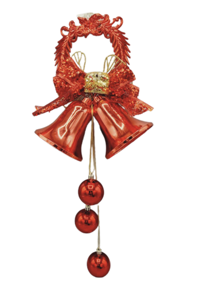 Christmas decoration - Bell, Ball And Bow - Large