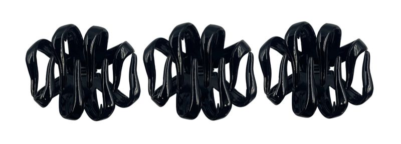 MXM Brown Octopus Hair Clamp Clip - Set of 3