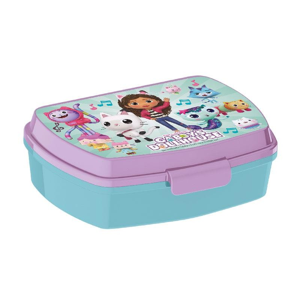 Gabbys Dollhouse Funny Sandwich Box
