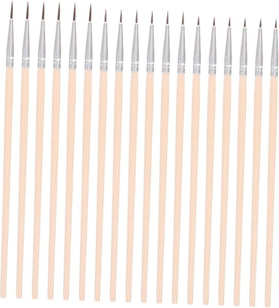 60pcs Multi-use Watercolor Oil Brush Detailing Painting Brush Compact