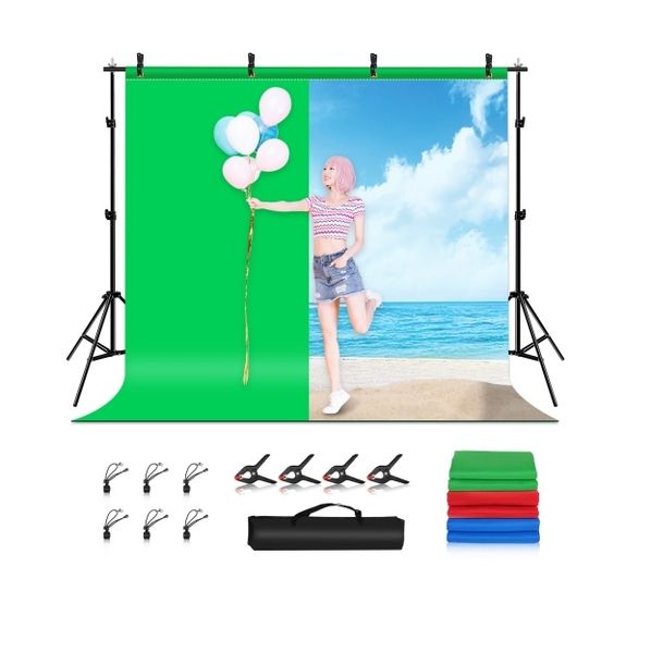 Puluz 2.9x2m Photo Studio Background Support Stand Kit - PKT5205 - DW