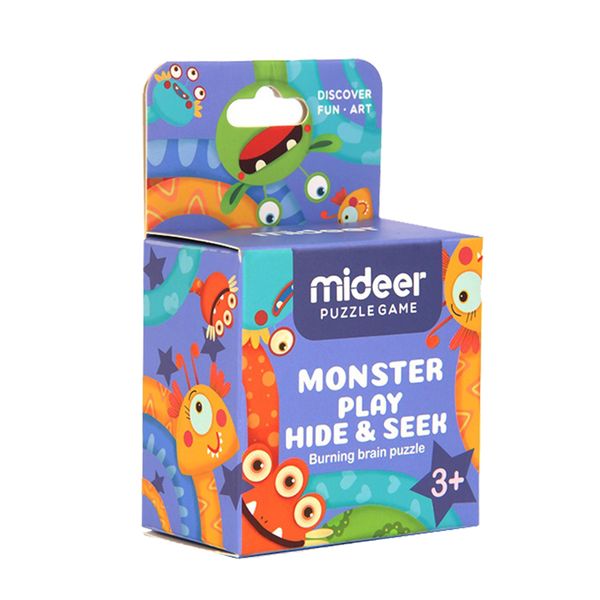 Mideer Monster Play Hide &amp; Seek Burning Brain Puzzle