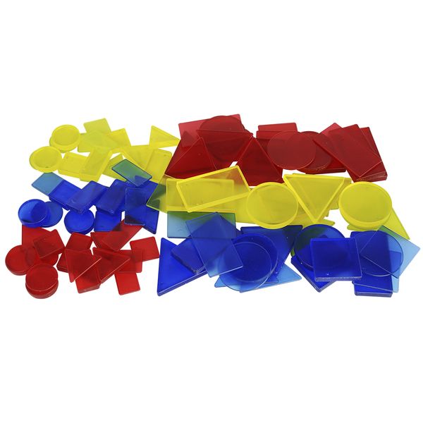 Greenbean Translucent Attribute Blocks: 48 Pieces