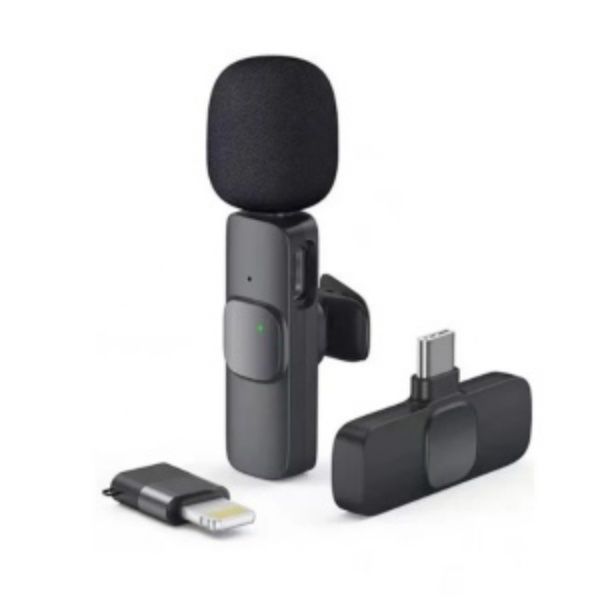 Wireless Microphones with Type-C and Apple Receiver