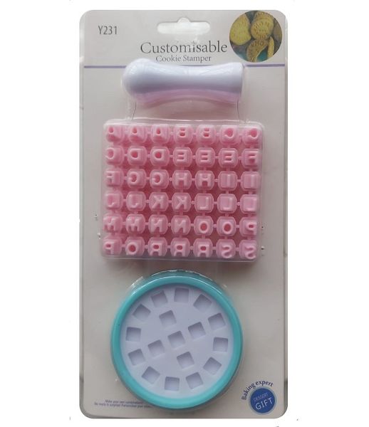 Small ABC Cookie Stamp Set