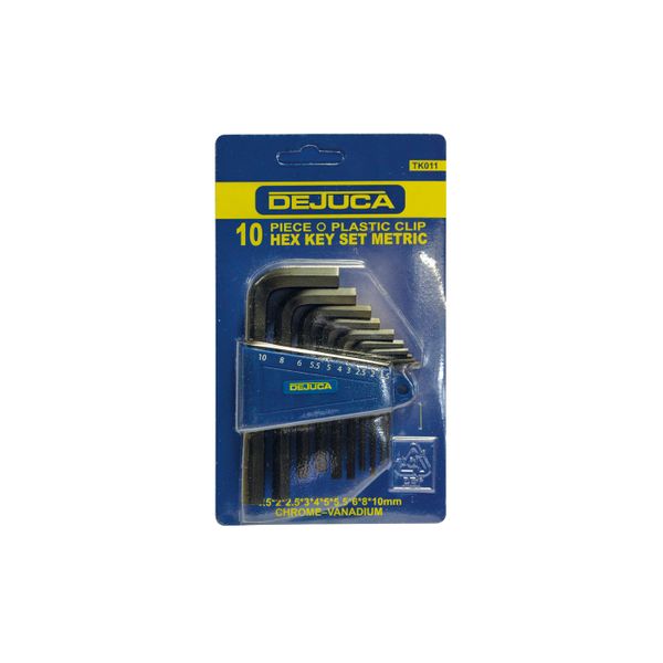 Dejuca - Allen Key Set - Metric - 1.5-10mm - 10/piece - 6 Pack