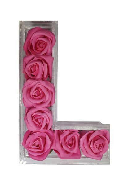 Acrylic Letter Box Floral Arrangement - V