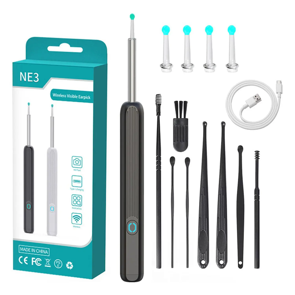 Ear wax remover, wireless visual otoscope