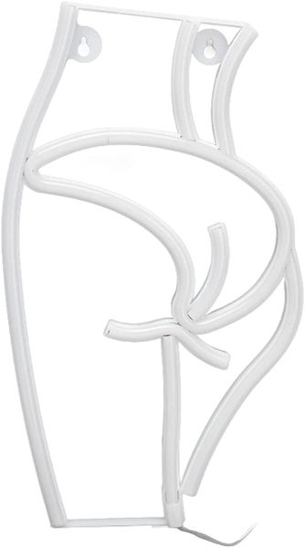 LED Lady's Silhouette Acrylic Hanging Neon Light for Bar Party