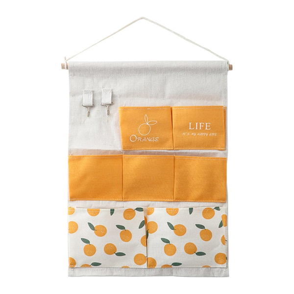 Multi-Purpose Storage Hanging Bag with 7 Pockets for Organization