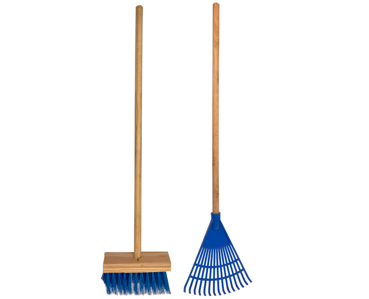 Kiddies Broom &amp; Rake Set