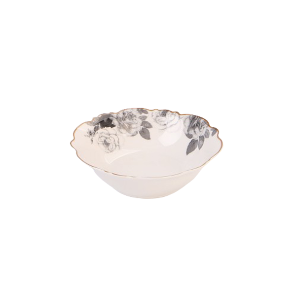 JENNA CLIFFORD - Black Rose Cereal Bowl Set of 4