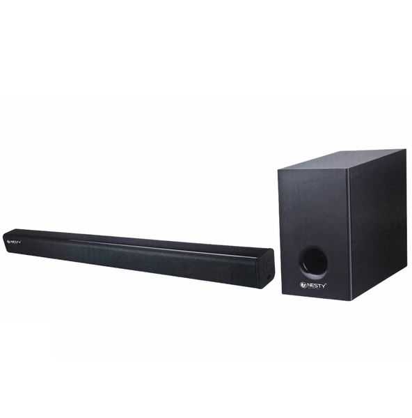 Nesty - 45W Bluetooth Sound Bar &amp; Subwoofer - Home Theatre Sound System