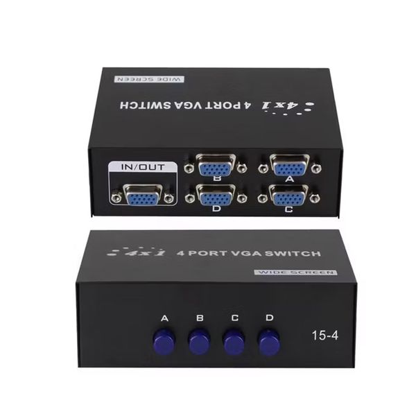 4 Port VGA Switch Box Support Up to 1920x1080 resolution-15-4