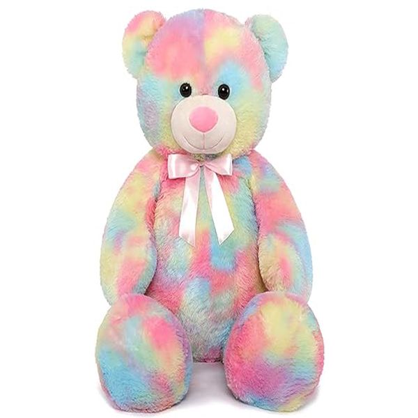Big Colorful 180cm Teddy Bear Stuffed Plush Toy for Girlfriend / Children