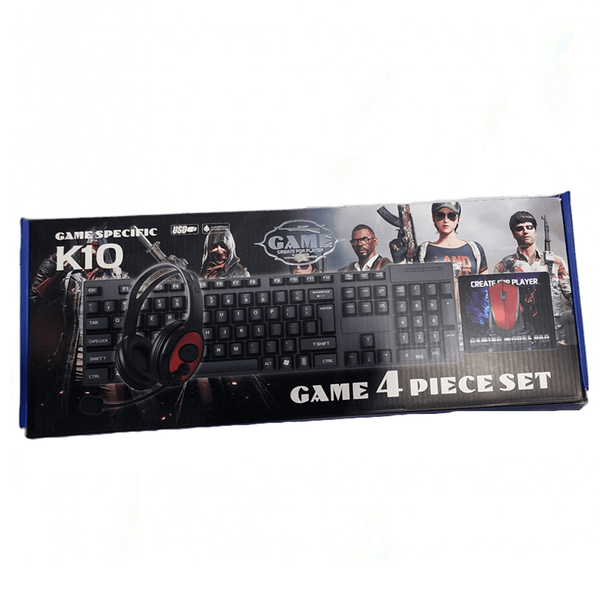 4pcs Gaming Set For PC - K10