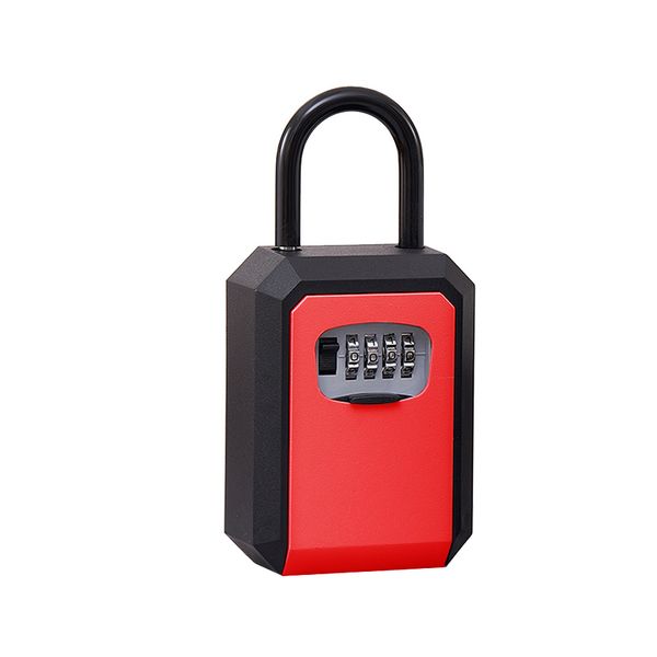 Smart 4-Digit Combination Key Storage Lockbox for Home Flats Garage