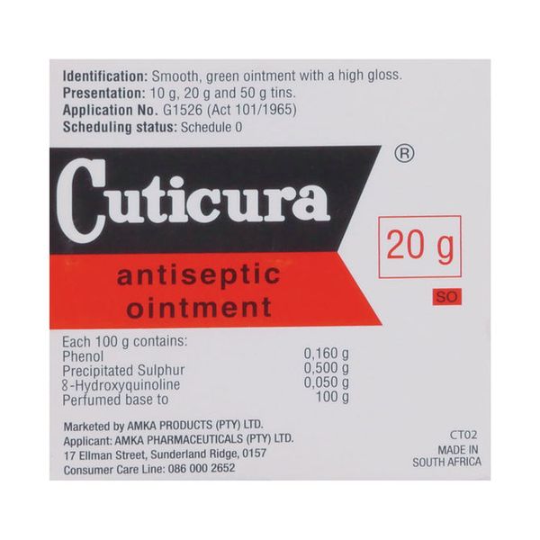 Cuticura Antiseptic Ointment 20g x 12