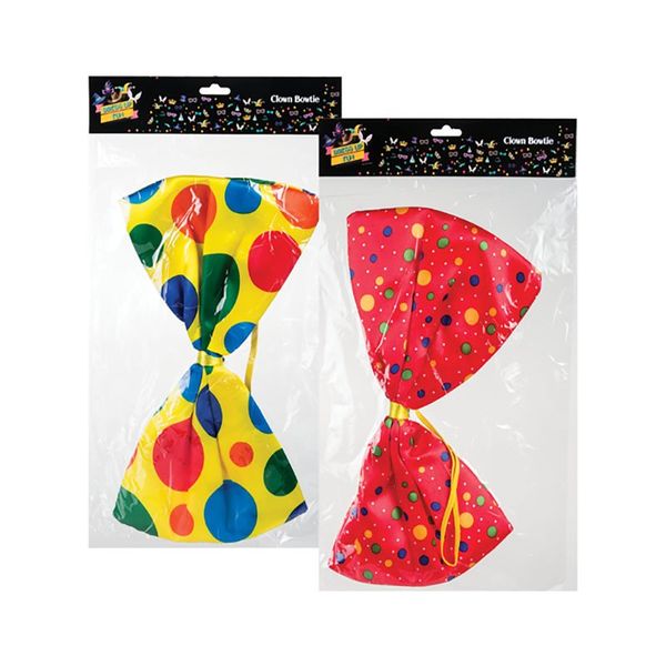 Bulk Pack x 4 Dress Up Accesories Clown Bowtie