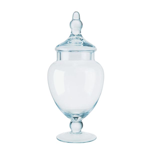 Glass Nut and Sweetie Jar with Lid - 30cm