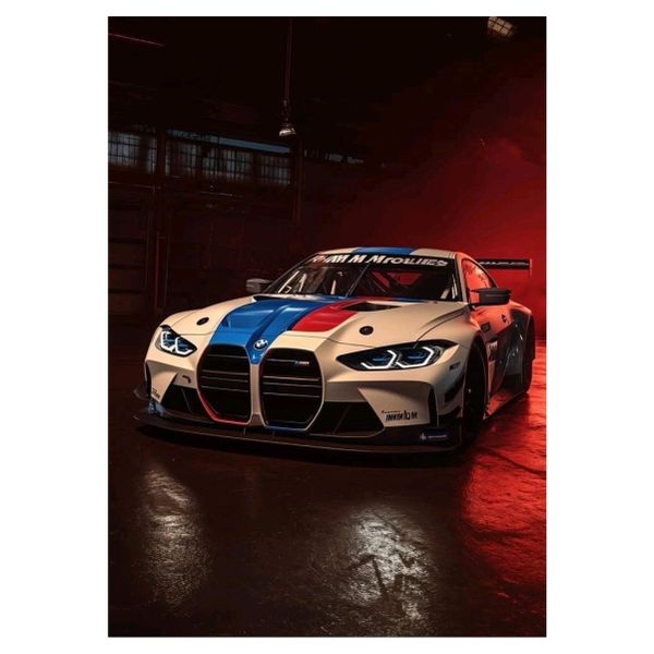 M Power M4 BMW Race Car - A1 Poster