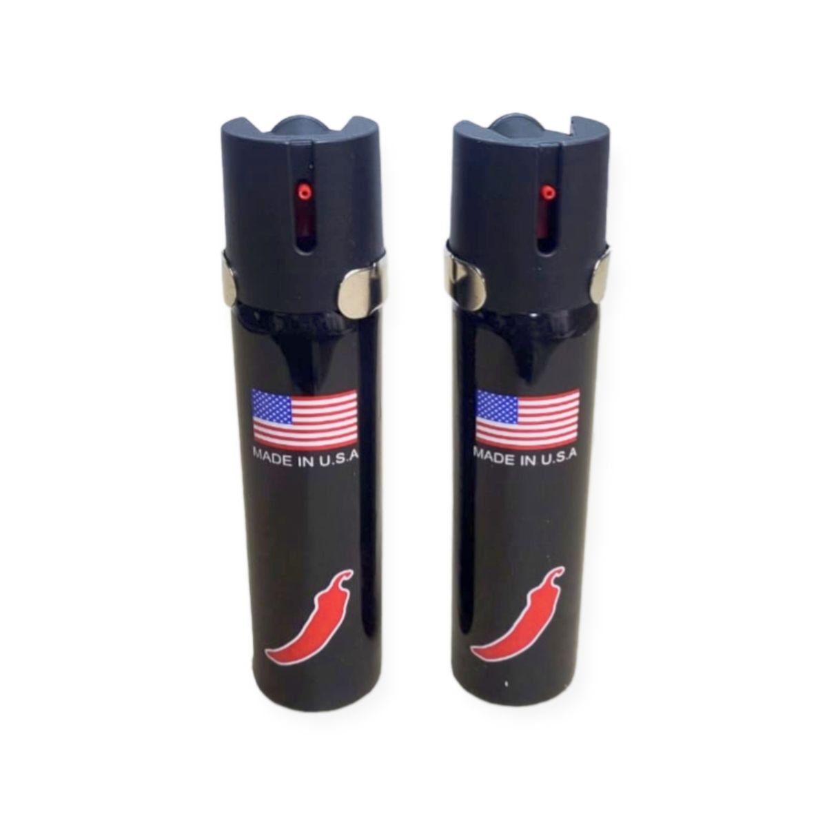 2 X Portable 110ml Self Defense Tear Gas Pepper Spray W Metal Belt   S Zoom.file