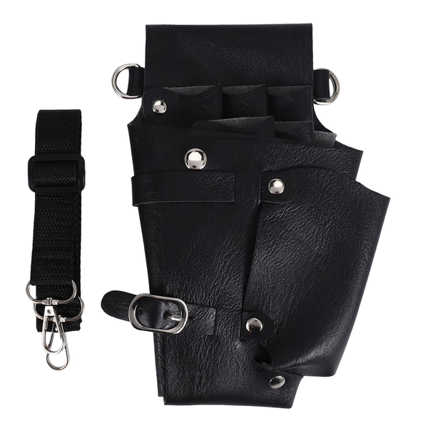 Leather Hairdressing Case Tools Scissor Bag Adjustable Waist Belt