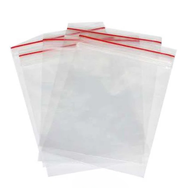 1 Pack of 100 150mm x 180mm Plastic Ziplock Bags