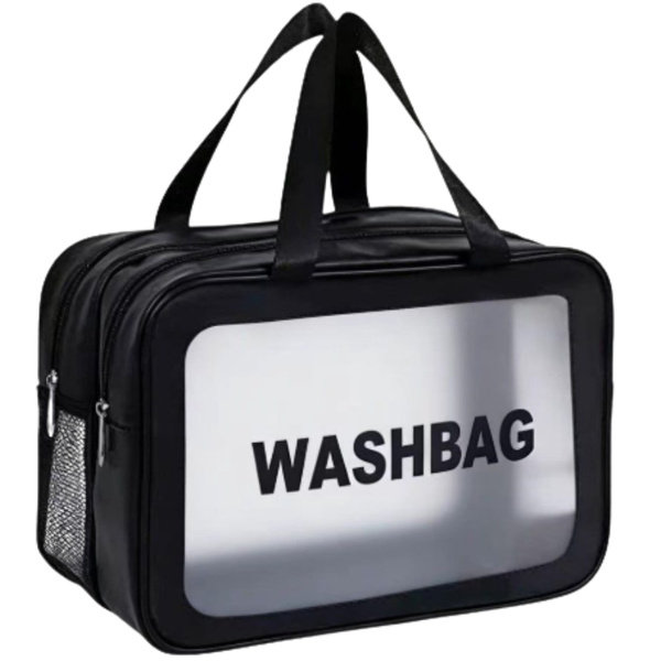 Transparent PVC Toiletry Bag for Travel Use