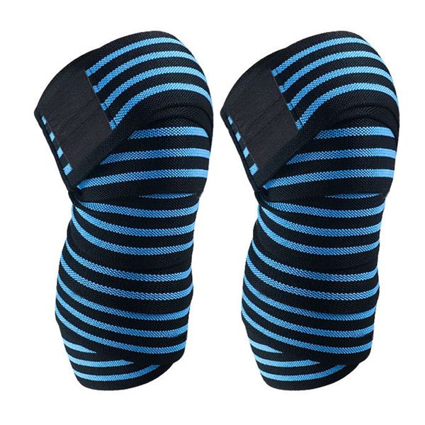 Knee Wraps Elastic Compression Bandage Stability Pain Relief Pack of 2