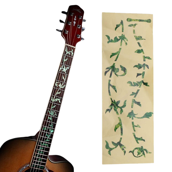 Tree shape Guitar Inlay DIY Fretboard stickers
