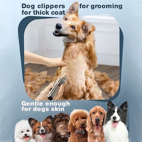 Heavy duty dog clearance clippers for thick hair