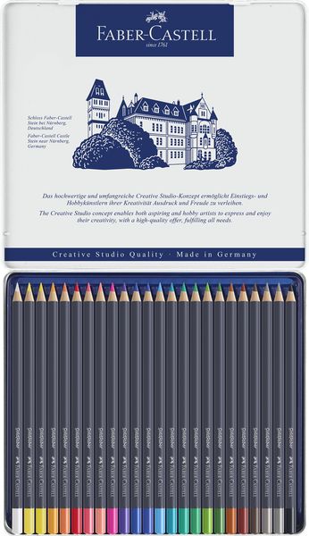 Faber-Castell Goldfaber Colour Pencils - Tin 24