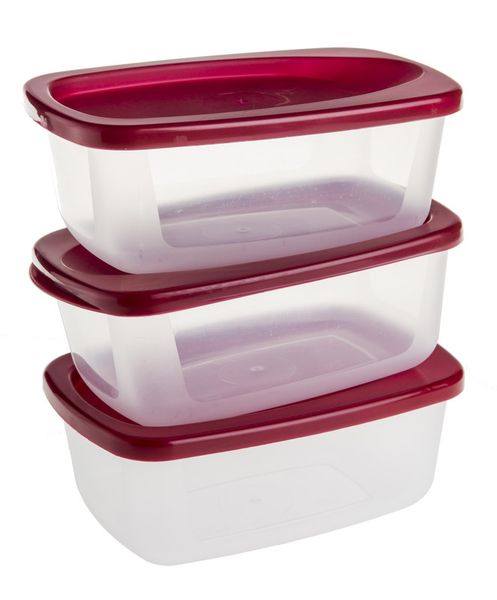 Gizmo 0.6 Litre Food Storage Container - Set of 3