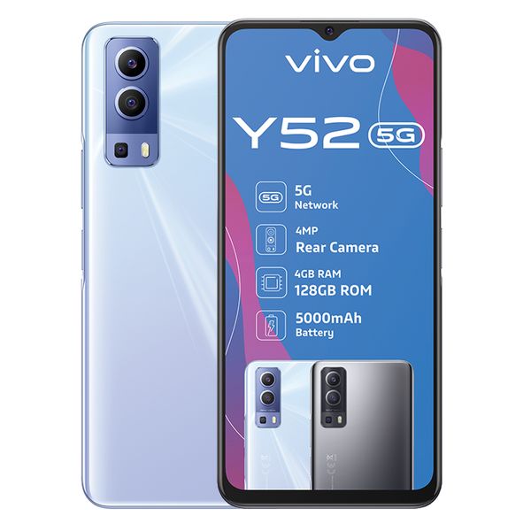 Vivo Y52 5G Single Sim 128GB - Polar Blue