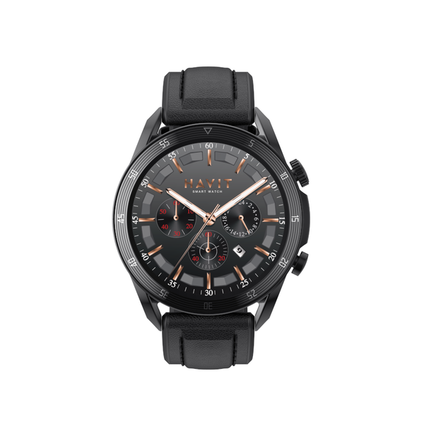 Havit - M9030 PRO - High Resolution IP68 Waterproof Smart Watch - Black