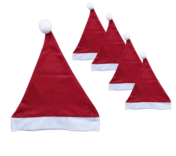 Traditional Festive Christmas Hats - Pack Of 5