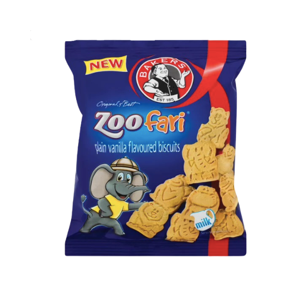 Bakers Mini Zoofari Vanilla Flavoured Biscuits 40g Set Of 36 Buy 