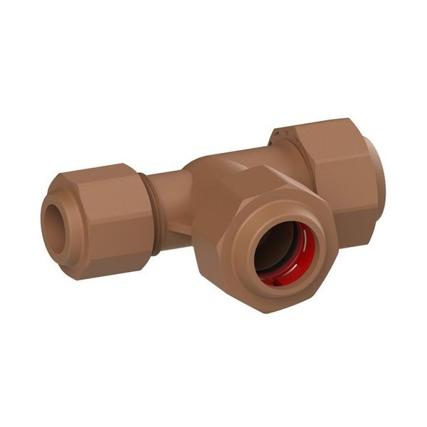 Unitwist - Tee End Red Cxcxc 22X15X22mm - 2 Pack
