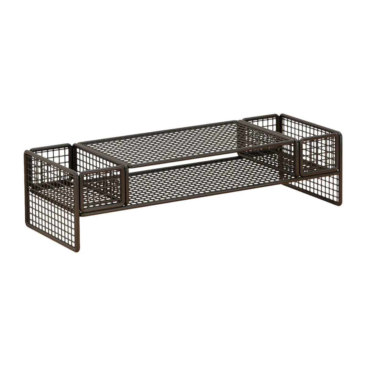 Office Monitor Stand Riser with Metal Mesh Drawer for Computer (50cm ...