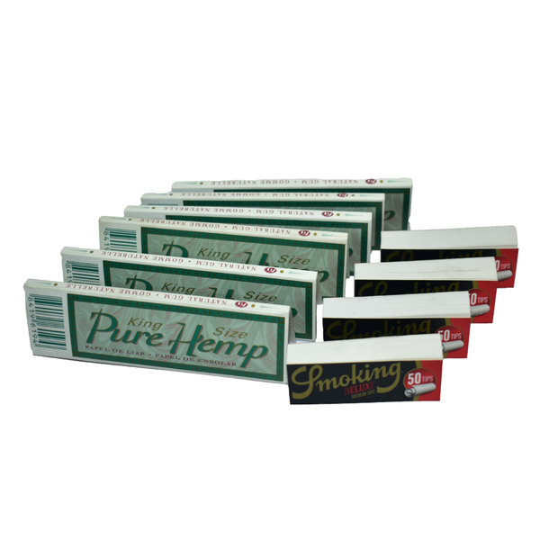Pure Hemp King Size - Rolling Paper &amp; Tips