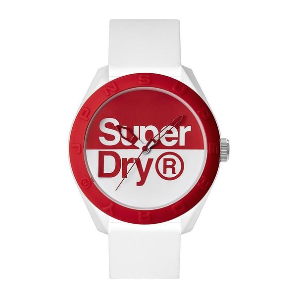 Superdry Osaka Original White Silicone Strap Watch