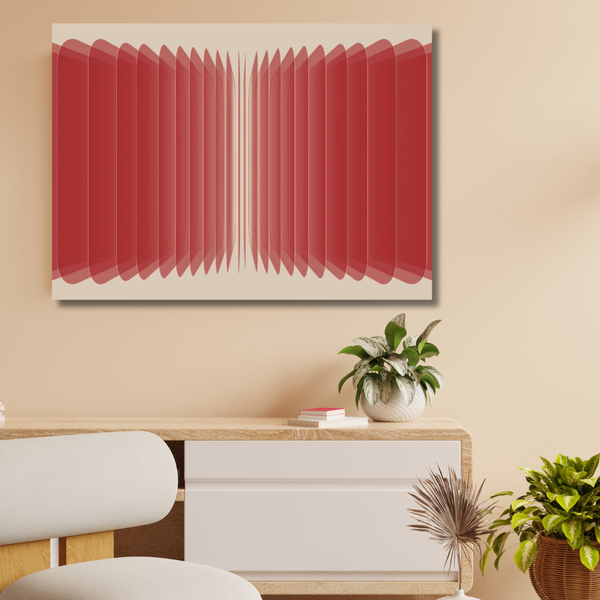 Canvas Wall Art Decor - Living Room Red Artwork
