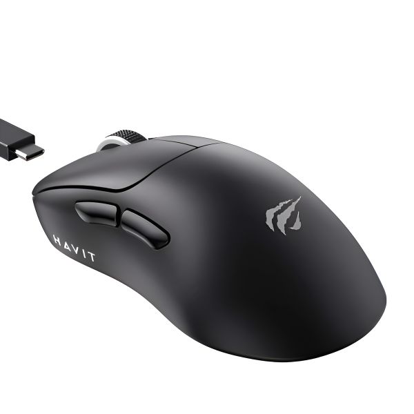HAVIT MS955WB Lightweight RGB Gaming Mouse - Black