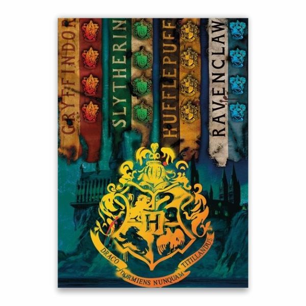 Hogwarts Houses Poster - A1